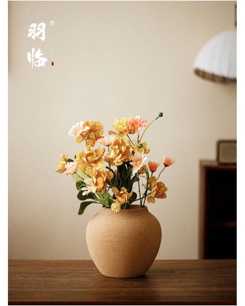 Rustic Ceramic Flower Vase