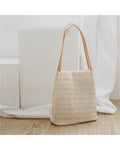 Oxygen Seed 2026 Japanese and Korean Mori Girl Style Versatile Casual Shoulder Straw Bag New Autumn Style Simple Tote Bag image 0