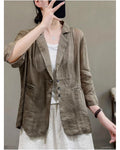 Cotton-Linen Blazer