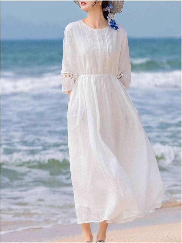 Linen Maxi Dress