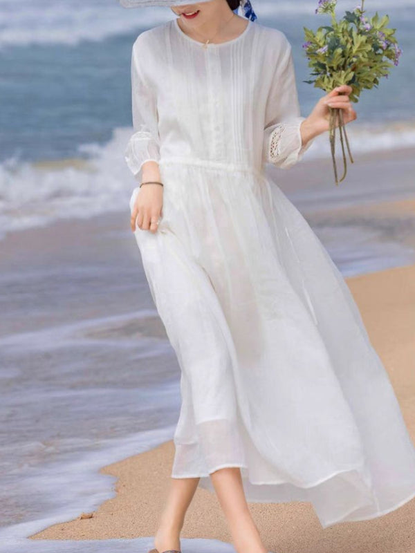 Linen Maxi Dress