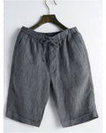 Discontinued sizes versatile linen casual pants for men loose fit slimming simple style trendy summer pants for middle aged and young men 515 image 3