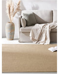 Sisal rug jute living room bedroom coffee table linen tatami mat Nordic Japanese style tea room New Chinese Zen style image 3