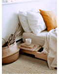 Marvel themed jute rug rustic style perfect for bedrooms living rooms and studies Hand woven square jute rug image 2