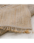 Handwoven Square Jute Rug