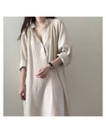 Women s Longline Linen Coat image 2