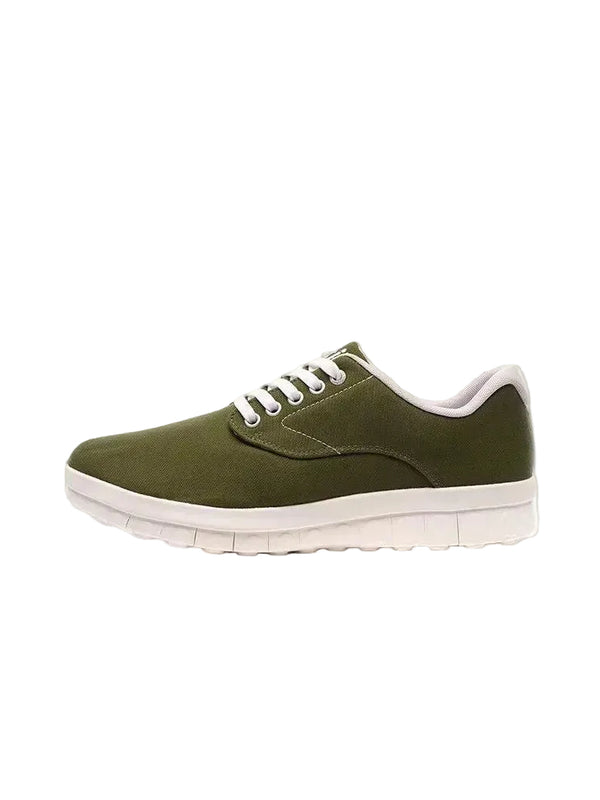 Recycled Waterproof Sneaker — Olive Green