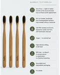 Bamboo Toothbrush — Set of 4